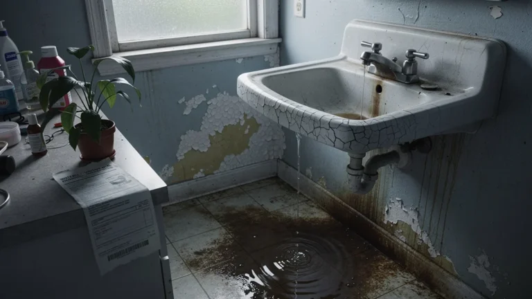 Fuite d’eau ignorée dans une salle de bain entraînant une facture d’eau de 400 euros