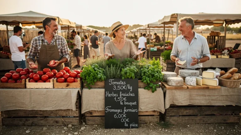 Comparaison en Crau de 3 producteurs locaux sur prix, qualité et accessibilité des produits frais