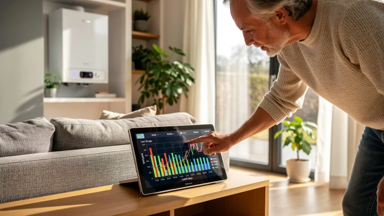 Suivi consommation électrique maison sur 30 jours après réglage chauffe-eau mal programmé